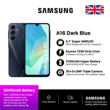Samsung Galaxy A16 4G Black 128GB 4G Unlocked & SIM Free Smartphone - UK warranty stock