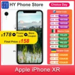 Apple iPhone XR 64GB/128GB Unlocked with Face ID A12 Bionic Chip 6.1