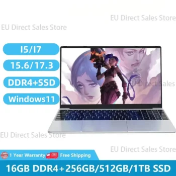 2025 Laptops I5/I7 Windows 11 Computer Metal Notebooks 15.6