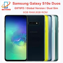 Samsung Galaxy S10e Duos G970FD 6GB RAM 128GB ROM Dual Sim Global Version Exynos 5.8' NFC Fingerprint Android Cell Phone