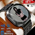 25New Watch 7 Super Male Ms. Smart Watch 32GB Memory 3D Video Screen Sports Smart Watch GPS NFC Compass Oxygen Blood Smart Watch