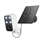 WiFi Outdoor Camera with Solar Panel 1920*1080 Battery Security Cameras Motion Detection Night Vision Alexa Only Event Recording