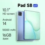 Pad S8 Tablet Qualcomm Snapdragon8 Gen2 Android14 10000mAh 16GB RAM 1TB ROM 10.1 Inch Android Tablet Movies Games Paints