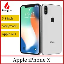 Original Unlocked Apple iPhone X 4G Mobile Phone NFC 3GB RAM 64GB 256GB ROM Face ID 5.8