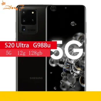 Samsung Galaxy S20 Ultra G988u g988n 5G Phone, 128GB ROM, 12GB RAM, Snapdragon 865, Single SIM, Android 48 MP, G988U1
