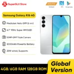 Global Version Samsung Galaxy A16 4G Smartphone Mediatek Helio G99 6.7